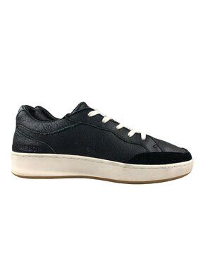 Arbor Women's Size 7.5 Ethos Vintage Black Leather Lace-Up Casual Sneakers Shoes
